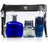 Travando® 2 x Toiletry Bags, 1 Litre Transparent Cosmetic Bag,
