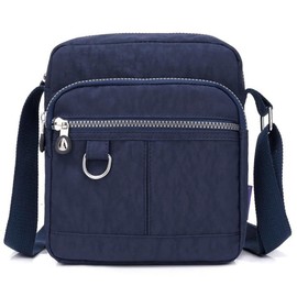 GFM® Womens Nylon Waterproof Cross Body Shoulder Bag - S1-Navy Blue - (NCB-9925-GHNL)