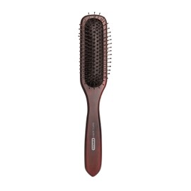 TITANIA Oval Massage Brush Large Wood Brown