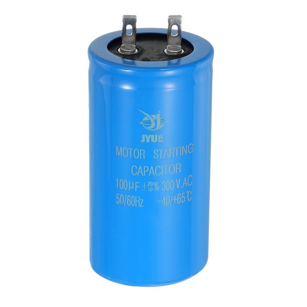 PATIKIL Motor Start Capacitor, 100uf 300V CD60 Running Capacitor for