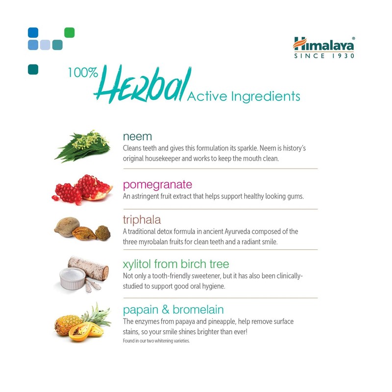 Himalaya Herbal BOT Complete Care Whitening Mint Toothpaste, 150 g