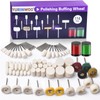 114 PCS Polishing Kit with 2Pcs Polishing Compound for Dremel,