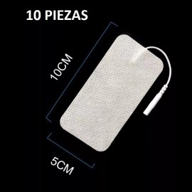 Electrodos Cola Ratón 10pz  5x10cm Tens Ems Fisioterapia