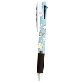 Kamio Japan Sanrio Characters Jetstream 3 Color Ballpoint Pen 0.5mm Flyer 046817 SANRIO Kitty Kuromi Cinnamo Pudding Keloppi