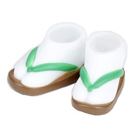 オビツ製作所(Obitsu) OB11 緑・茶木目 11cm ボディ用足袋草履