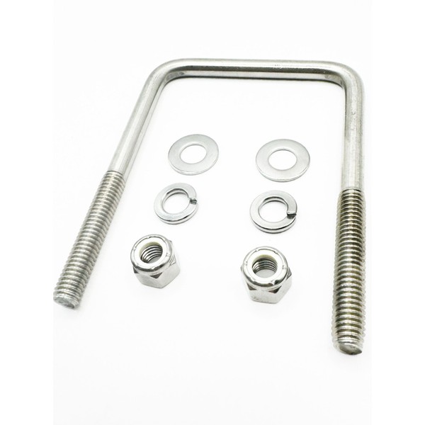 Mighty Fasteners Heavy-Duty 90° U-Bolt |304 Stainless Steel| 1/2"-13 X