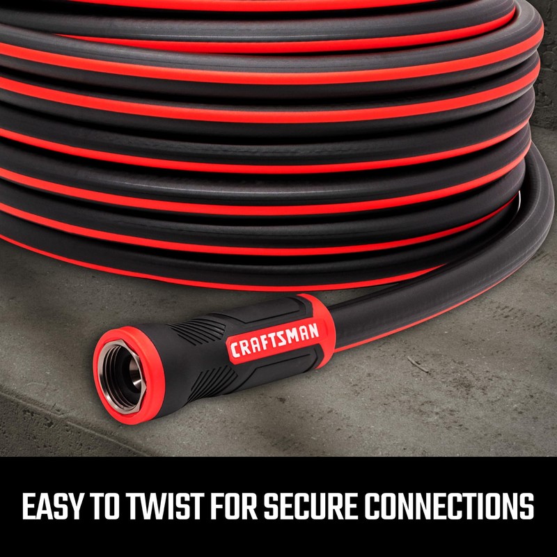 Craftsman Heavy Duty Professional Grade Garden Hose, 50 Feet x