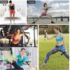Resistance Bands Set, Exercise Bands with Door Anchor, Handles, Waterproof