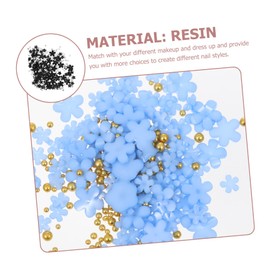 FOMIYES 2bags Nail Charms Decorative Flower Nail Art Accessories Includes Flowers for Manicure Easy to Apply