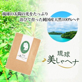 Pure Domestic 100% Natural Ryukyu Misa Henna Gray Hair Dyed 3.5 oz (100 g)