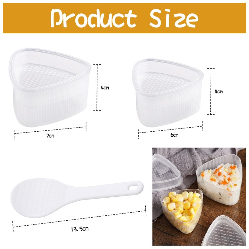 Lithyc 6-Piece Tools for Sushi - Sushi Rice Balls Mould