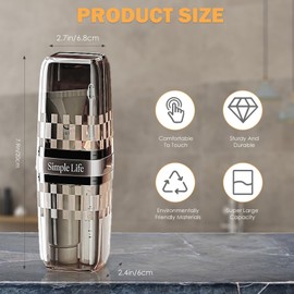 Toothbrush Covers - Travel Toothbrush Case，Electric Toothbrush - Portable Toothbrush Holder with Cover/Toothbrush Cup for Home, Shcool, Vacation and Gym (Black)