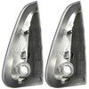 SPEC-D TUNING Chrome Housing Clear Lens Corner Lights Compatible with