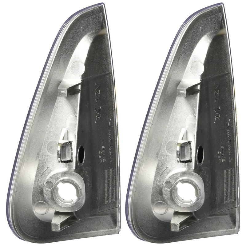 SPEC-D TUNING Chrome Housing Clear Lens Corner Lights Compatible with
