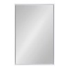 Kate and Laurel Evans Modern Framed Floating Wall Mirror, 24"