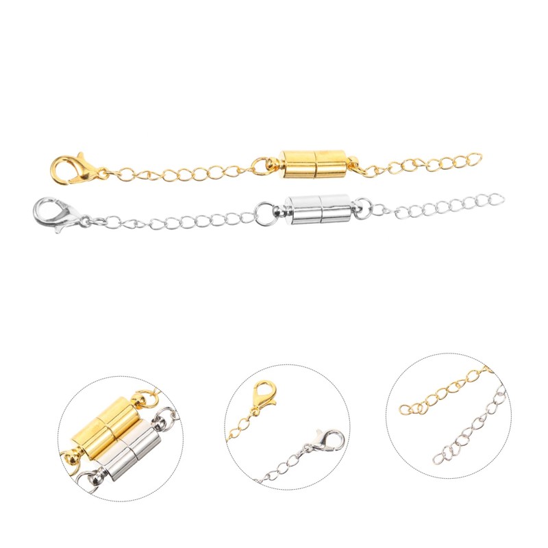 VILLFUL Classic Design Necklace Extender Magnetic Chain Extenders for Necklaces