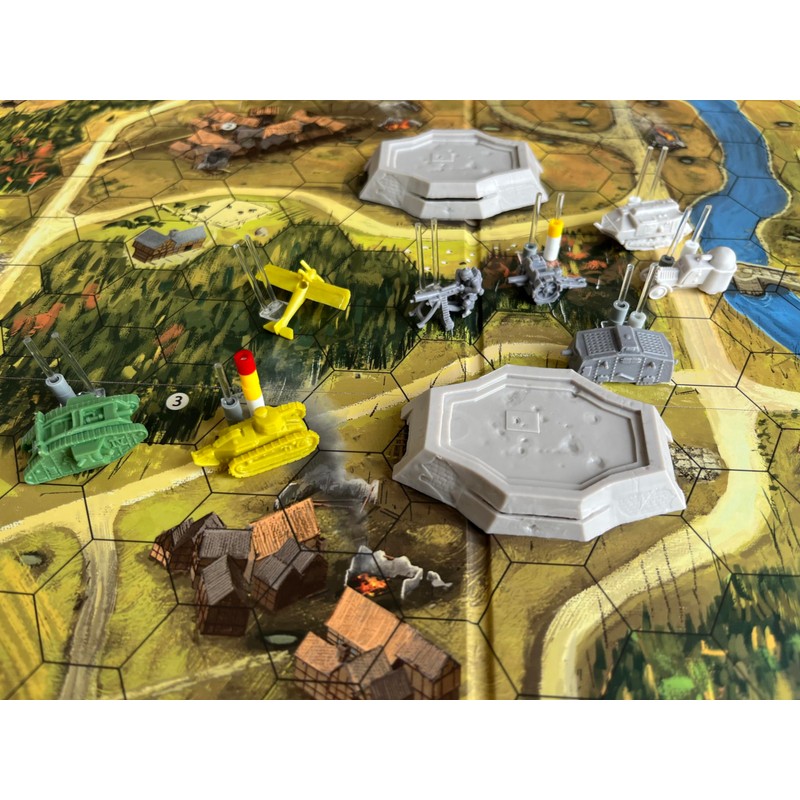Trench Club, WWI War Miniatures Strategy Board Game, Ages 14+,