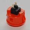 6 pc Set of Orange Sanwa Push Buttons OBSF-30-O