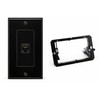 RiteAV 1 Port Cat6 Ethernet Wall Plate Female-Female - 1