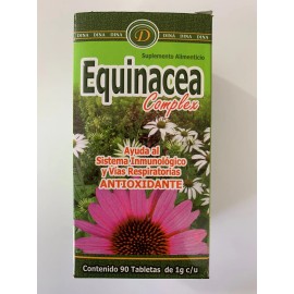 Dina Equinacea Complex 90 Tabletas Vitamina C Ajo Echinacea Propoleo Garlic