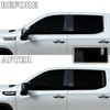 BOGAR TECH DESIGNS Side Window Trim Chrome Delete Overlay Film