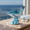 Brizoria Dolphin Decor Nautical Decor Leaping Dolphin Figurines Blue White