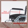 Staveley Wheelchair Full Cushion – Extra Thick Padded Seat Cushion,