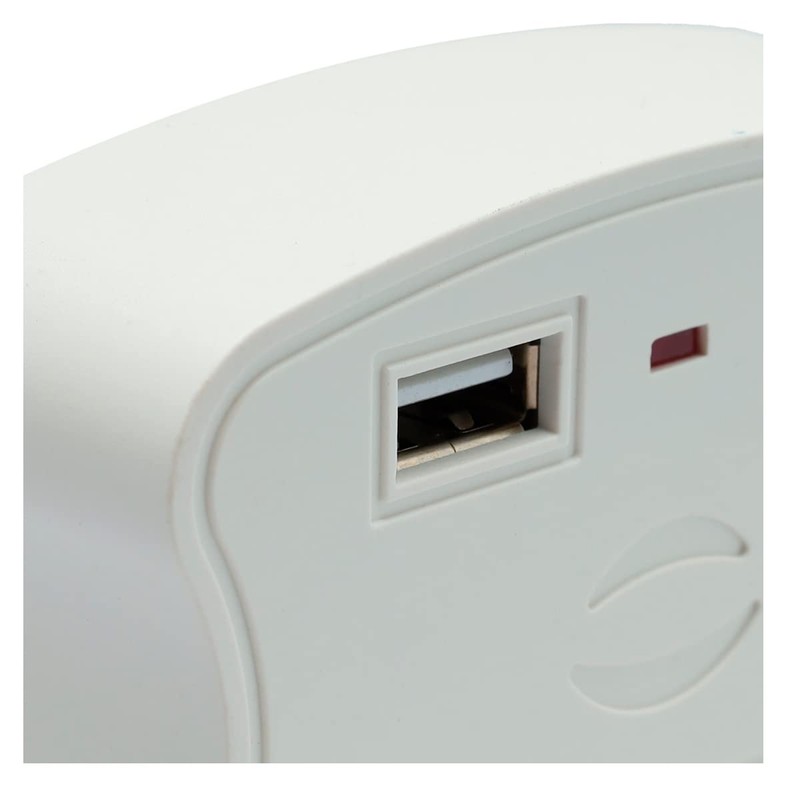 HIGH POWER Multicontacto de Pared con 2 Puertos USB y