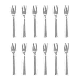 PINTINOX - 12 Piece Dessert Cutlery Set, 12 Dessert Forks, Touring Series, Stainless Steel, Nickel-Free, Made in Italy, 12500P17