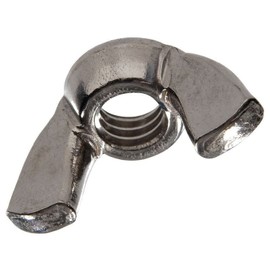 (Qty 50pcs) 3/8-16 Coarse Thread Wing/Thumb Nut Stainless Steel Nuts 3/8x16 Multi-Purpose Comprehensive Hardware Fastener Assortment Kit Cit02848Riv