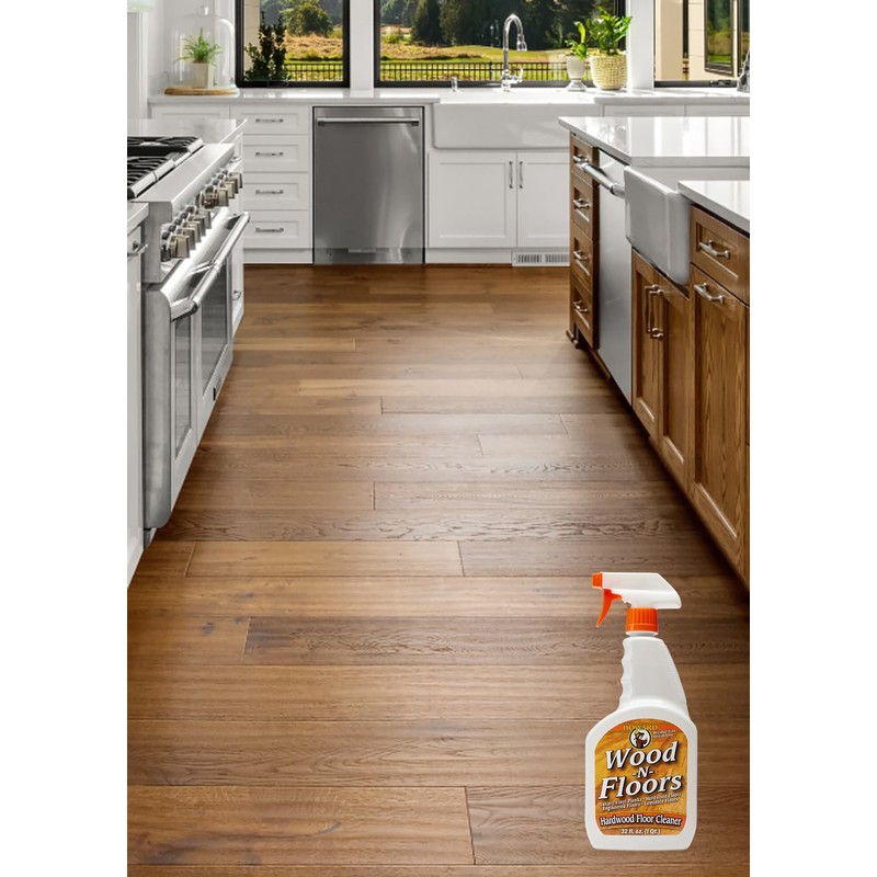 HOWARD Products Wood-N-Floors Hardwood Floor Cleaner for Hardwood, Laminate, and