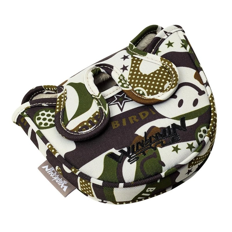 WINWIN STYLE GET BIRDIE! CAMO Putter Cover Pin Type/Mallet Type