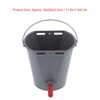 8L Plastic Feeder Bucket with Nipples Check Valves Feeding Equipment