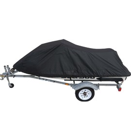 STOPBYUS 600 Denier Jet ski Canvas Cover Compatible with Tigershark Model by Arctic Cat Monte Carlo 648 1996 1997 2 Seat 111" Trailer Dock PWC Jetski Storage