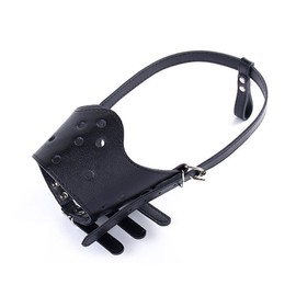 PETCUTE Dog Muzzle Anti-Bite dog mouth guard soft leather dog muzzle allow drinking anti bark muzzle small