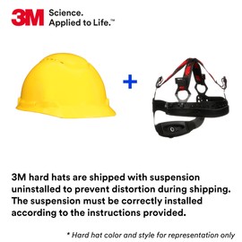 3M SecureFit Hard Hat SecureFit H-701SFR-UV, White, Non-Vented Cap Style Safety Helmet with Uvicator Sensor, 4-Point Pressure Diffusion Ratchet Suspension, ANSI Z87.1, Medium