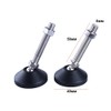Niveladores de pies giratorios, 6 niveladores de patas M8 ajustables,
