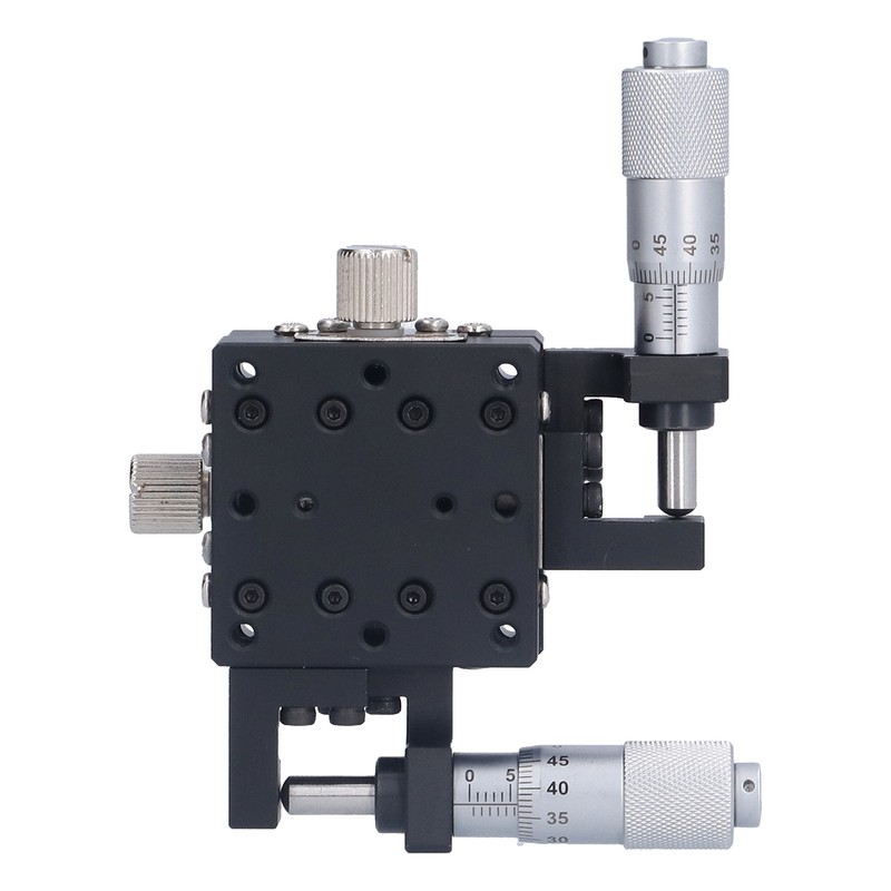 XY Linear Stage Cross Roller Micrometer Manual Slide Table Trimming