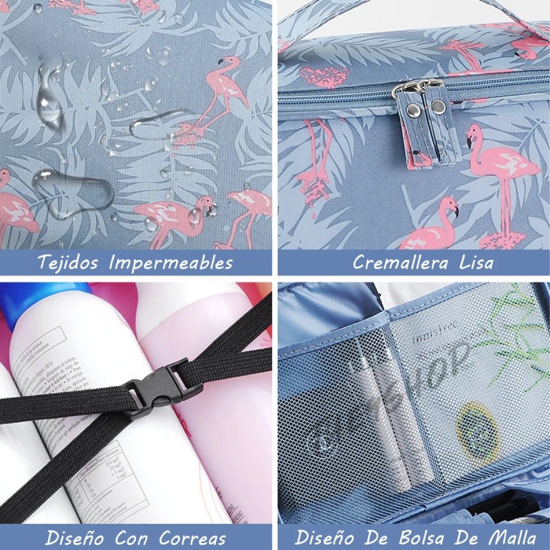 Impermeable Cosmetiquera Bolsa Organizadora Maleta De Viaje