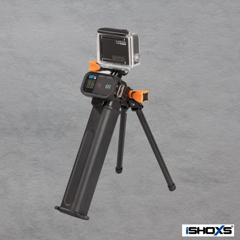 iSHOXS ProHandle Basic - Hand Tripod Action Cam, Tripod Holder