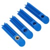 4PCS Fuel Injector Nozzle Flush Cleaner Adapter Universal Cleaning Tool