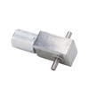 DC Geared Motor Double Shaft Rotation Direction Adjustable Square Turbine