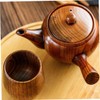 Ciieeo Heat Resistant Wooden Teapot for Home Use Ergonomic Design