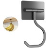 bussdis Banana Hook Under Cabinet - Adhesive Banana Hanger Under