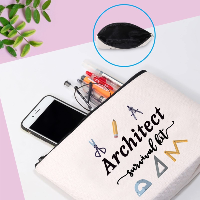 Architecture Gifts Architecture Student Gift Architect Survival Kit Zipper Pouch