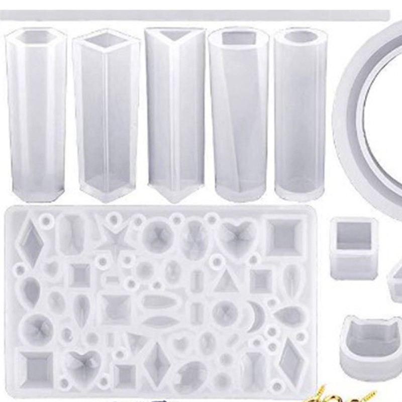 83Pcs Epoxy Jewelry Making Kit Soft Silicone Tear Resistant Widely