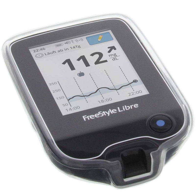 foto-kontor Case Compatible with Abbott Freestyle Libre 2 Case Rubber