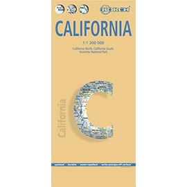California/Yosemite National Park (B&B Road Maps): California North, California South, Yosemite National Park (Borch Map)