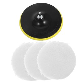 NOLITOY 1 Set Wool Polishing Pads for Drill Comprehensive Buffing Discs for Car Waxing Efficient Residue Cleaning for Professional Grade Surface Refinement