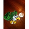Unbranded Eagles Embroidered- Iron On Patch 3" x 2.5"